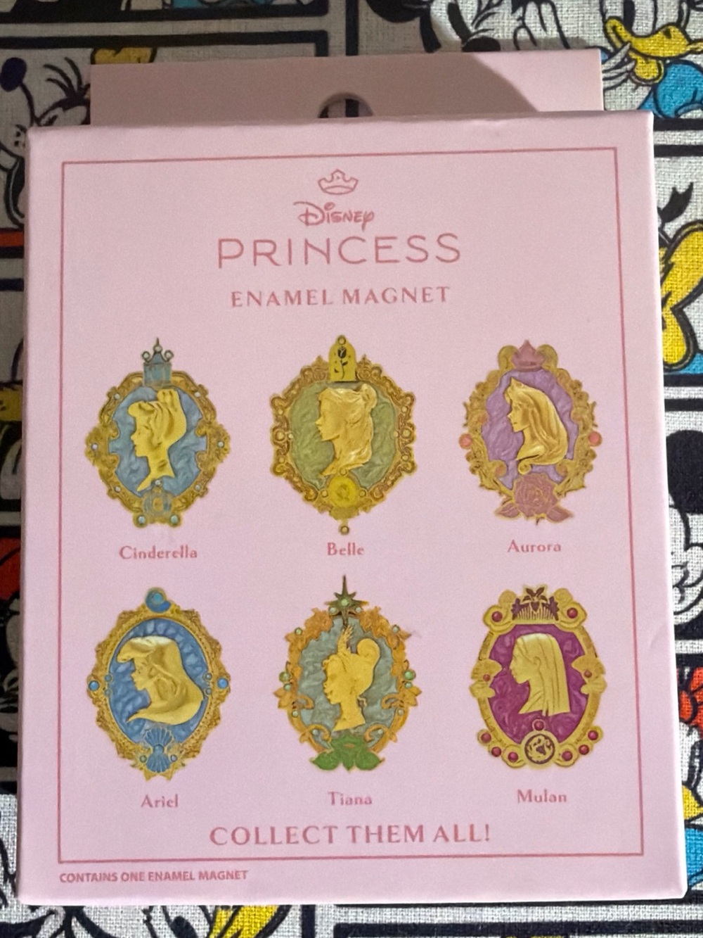 Disney Princess Golden Brooch Enamel MAGNET BlindBox 2026 New Sealed